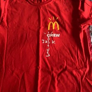 Cactus Jack McDonald’s crew t shirt